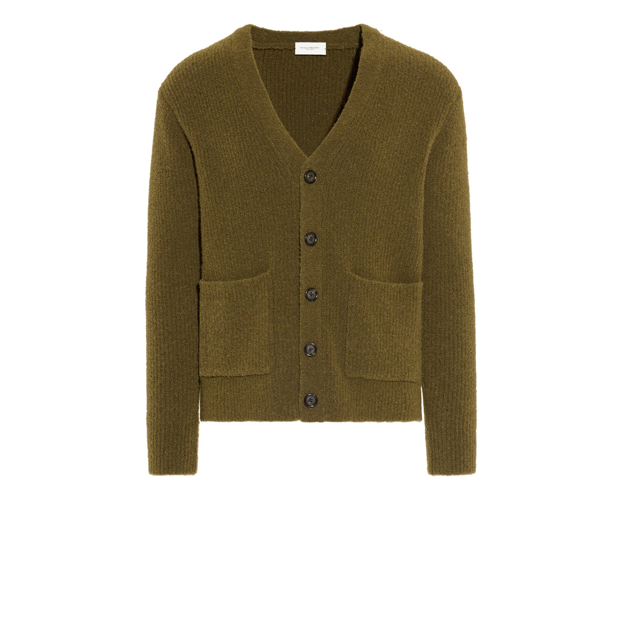 Cardigan Verde Marcio Maglia Cardigan Paolo Pecora