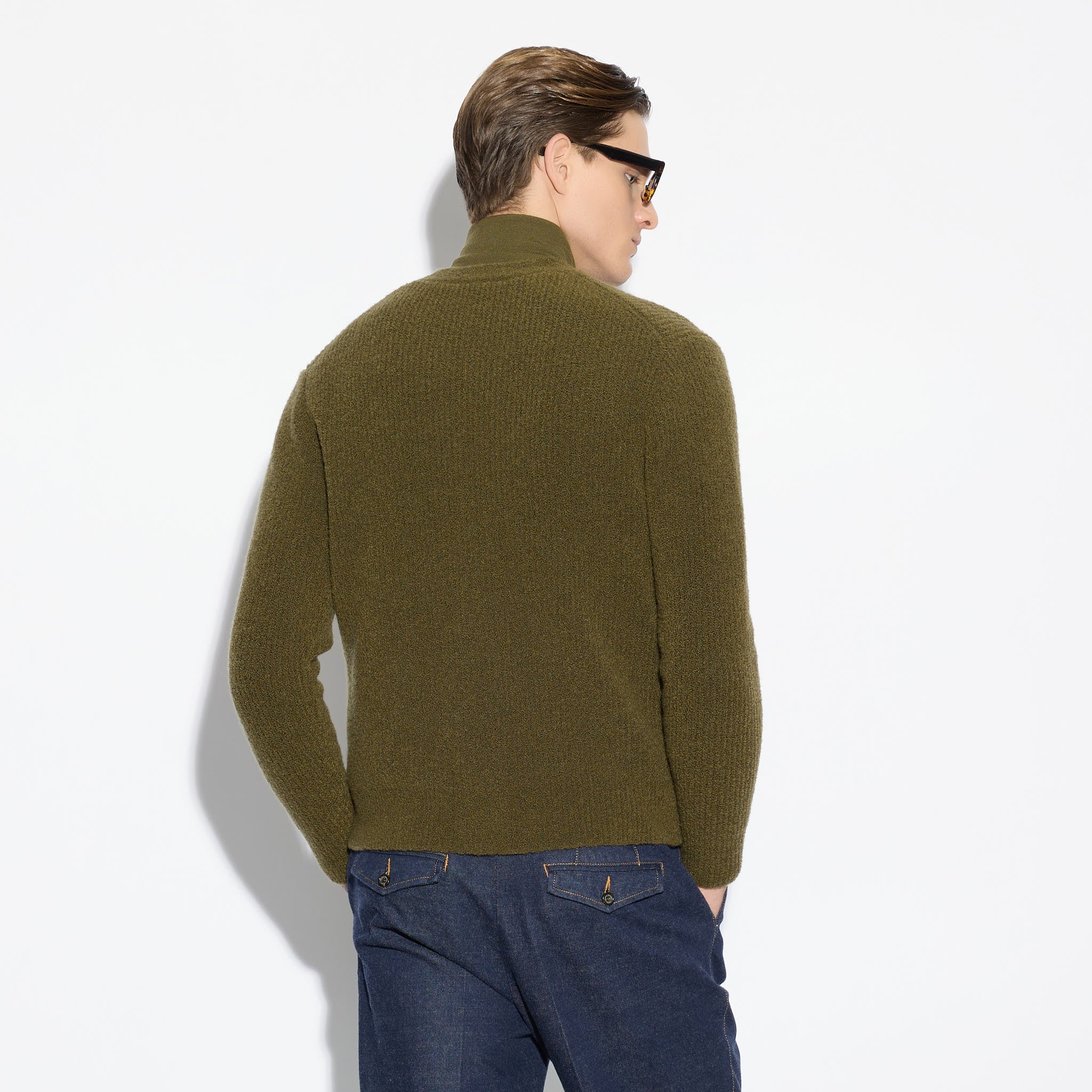 Cardigan Verde Marcio Maglia Cardigan Paolo Pecora