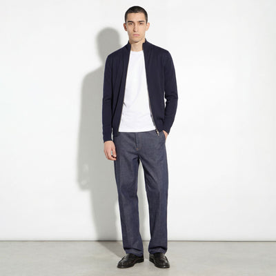 Maglia Cardigan Blu Maglia Cardigan Paolo Pecora