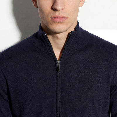 Maglia Cardigan Blu Maglia Cardigan Paolo Pecora