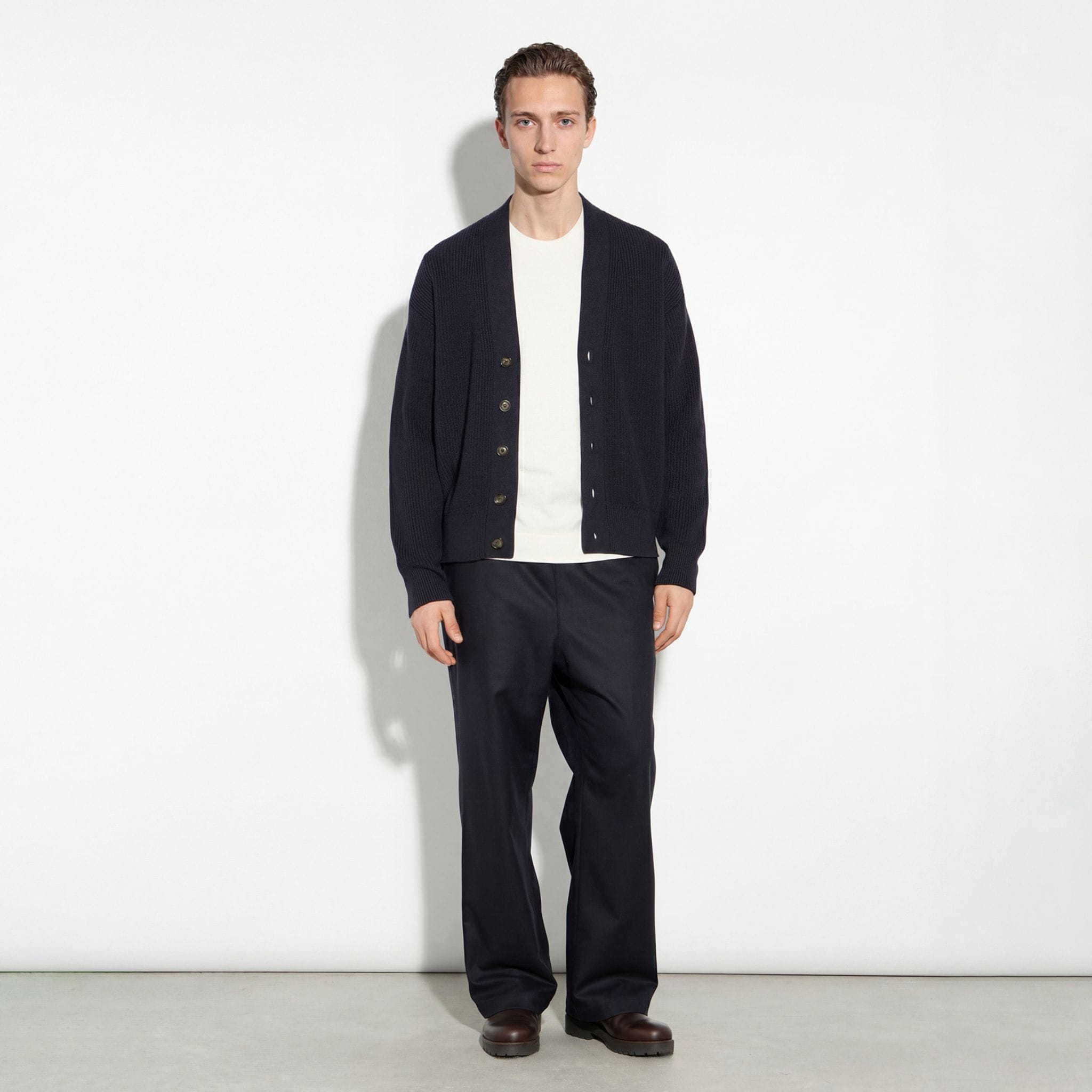Maglia Cardigan Blu Maglia Cardigan Paolo Pecora