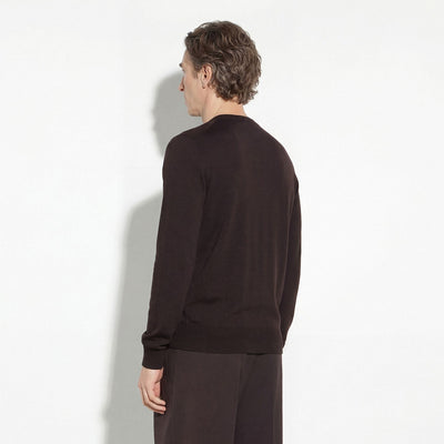 Maglia Cardigan Marrone Maglia Cardigan Paolo Pecora