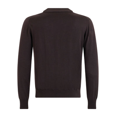 Maglia Cardigan Marrone Maglia Cardigan Paolo Pecora