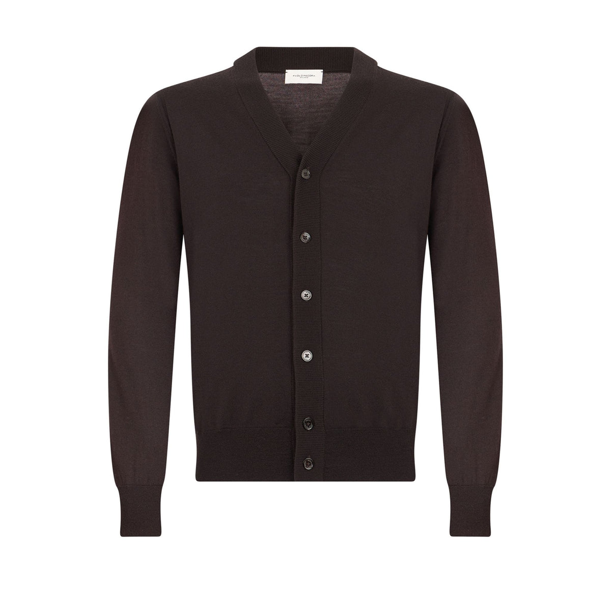 Maglia Cardigan Marrone Maglia Cardigan Paolo Pecora