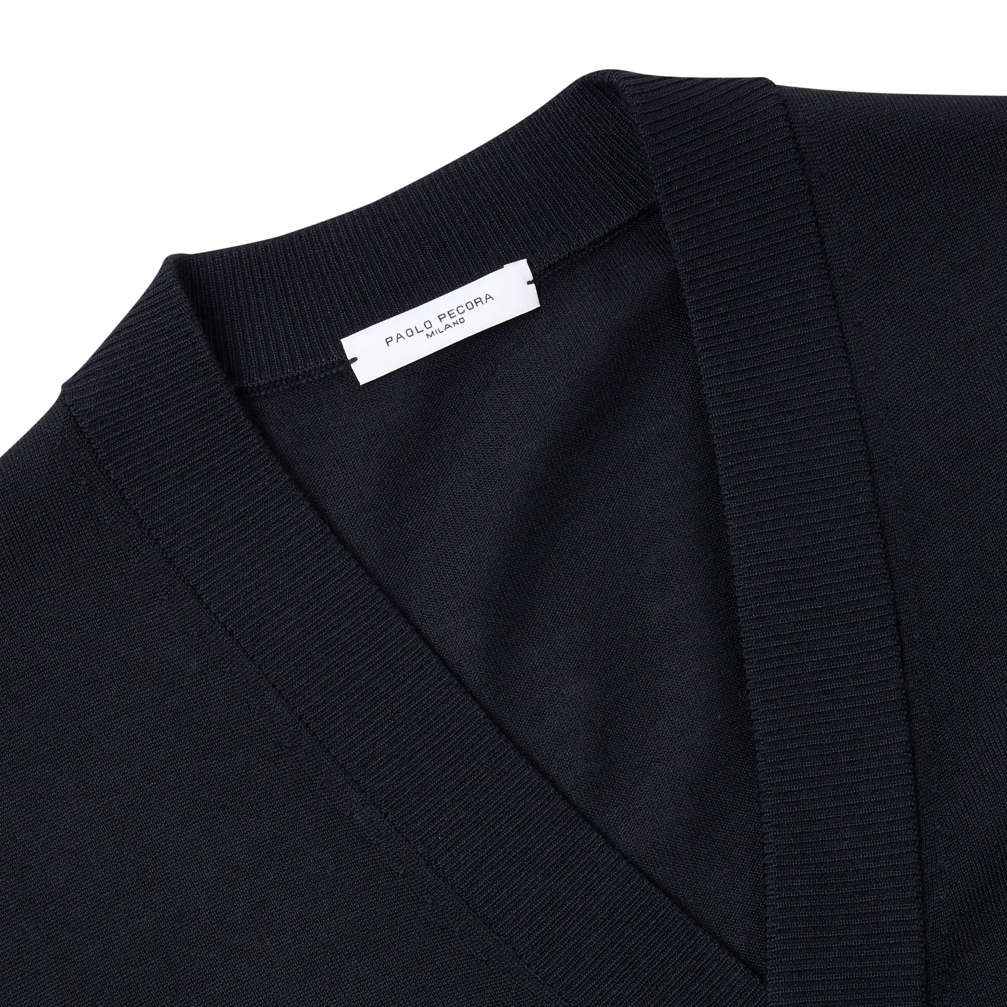 Maglia Cardigan Nero Maglia Cardigan Paolo Pecora