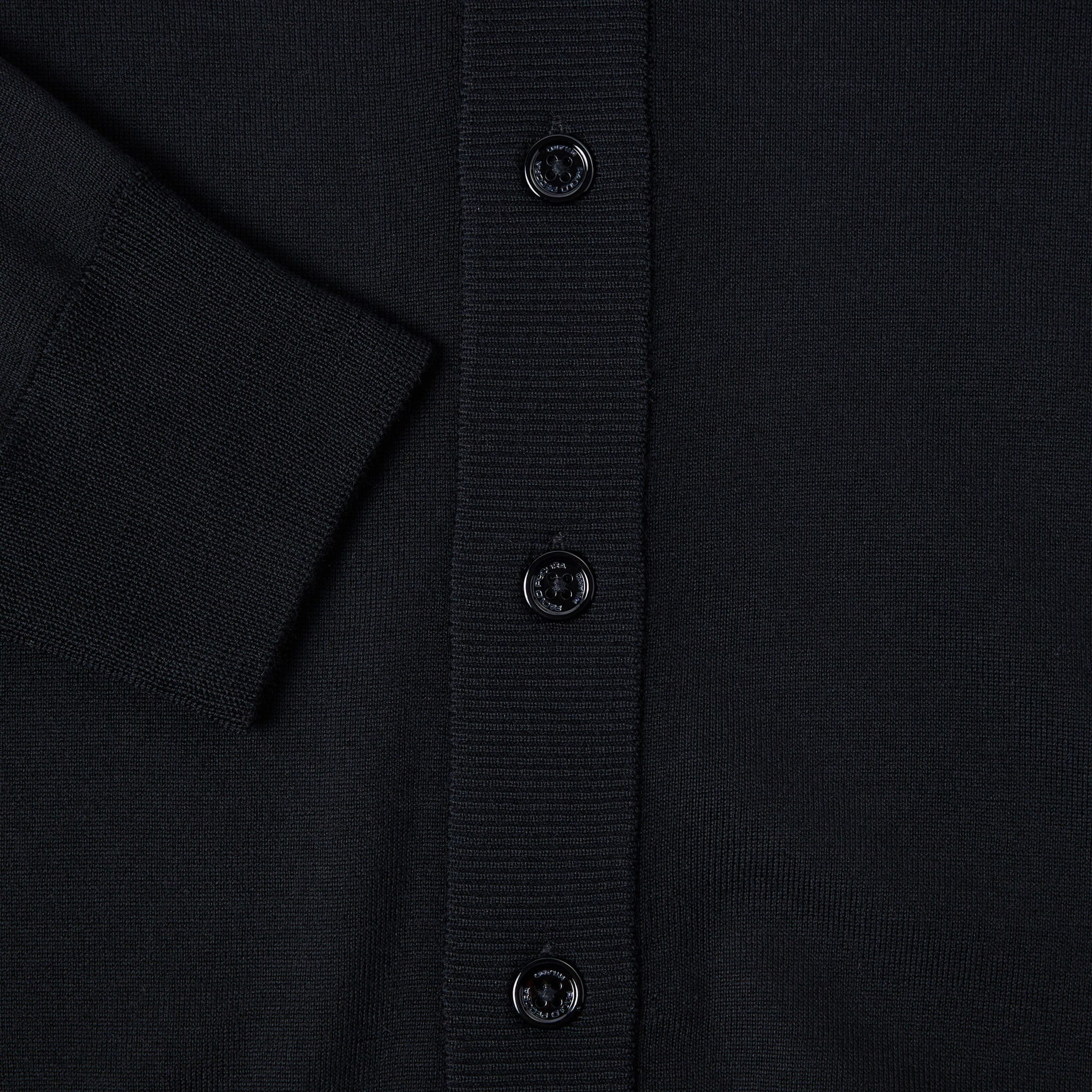 Maglia Cardigan Nero Maglia Cardigan Paolo Pecora