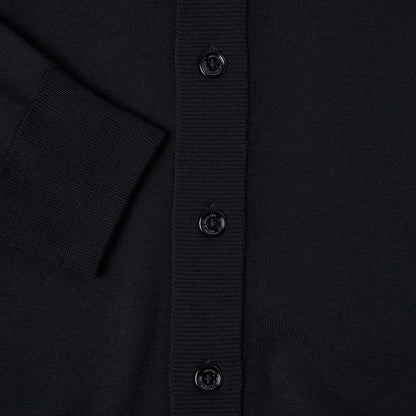 Maglia Cardigan Nero Maglia Cardigan Paolo Pecora