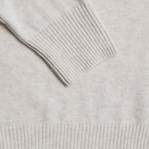 Maglia con Cappuccio Écru Melange Paolo Pecora