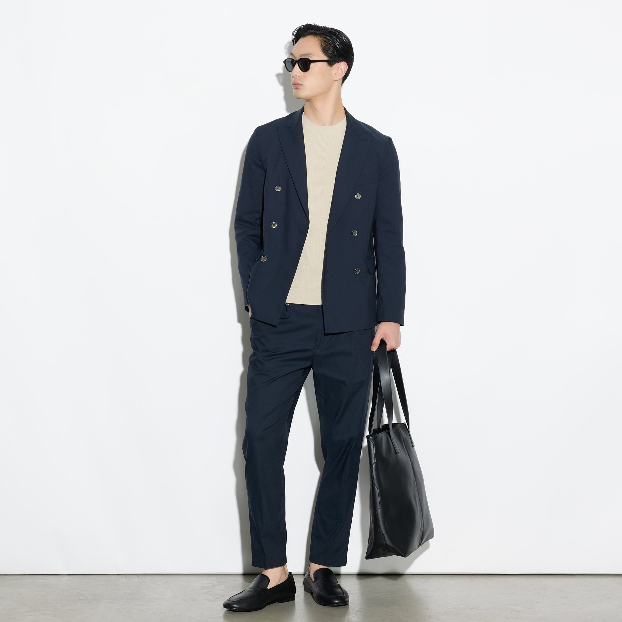 Maglia Girocollo a Maniche Corte in Cotone Lavorato Beige Maglia Girocollo Paolo Pecora