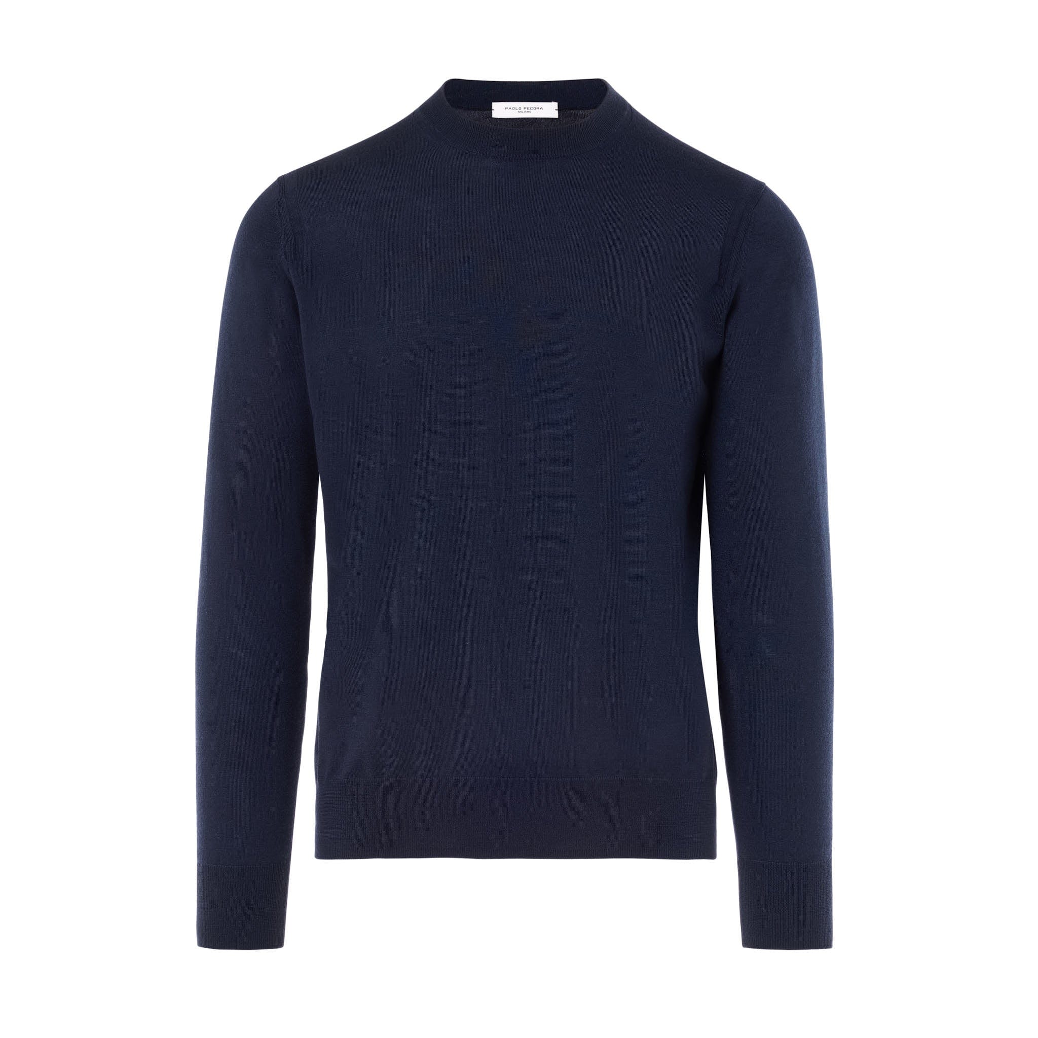 Maglia Girocollo Blu Maglia Girocollo Paolo Pecora