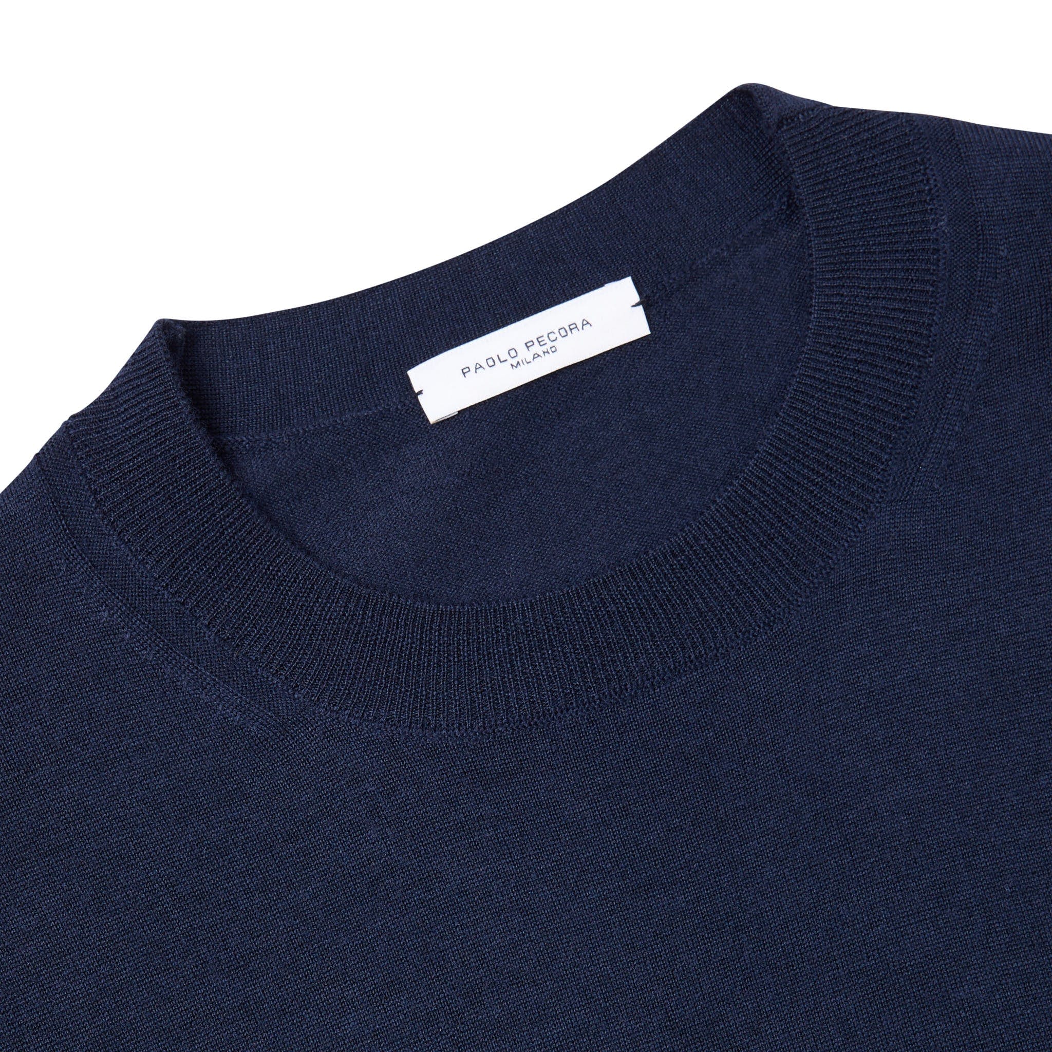 Maglia Girocollo Blu Maglia Girocollo Paolo Pecora