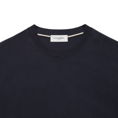 Maglia Girocollo Blu Maglia Girocollo Paolo Pecora