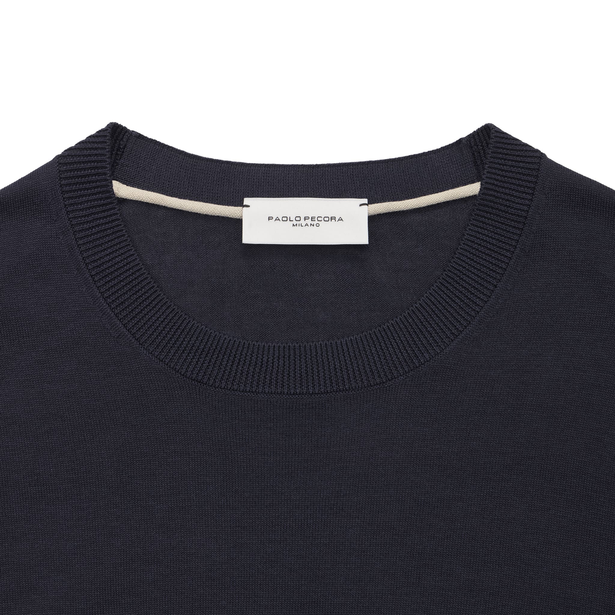 Maglia Girocollo Blu Maglia Girocollo Paolo Pecora