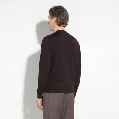 Maglia Girocollo Marrone Maglia Girocollo Paolo Pecora