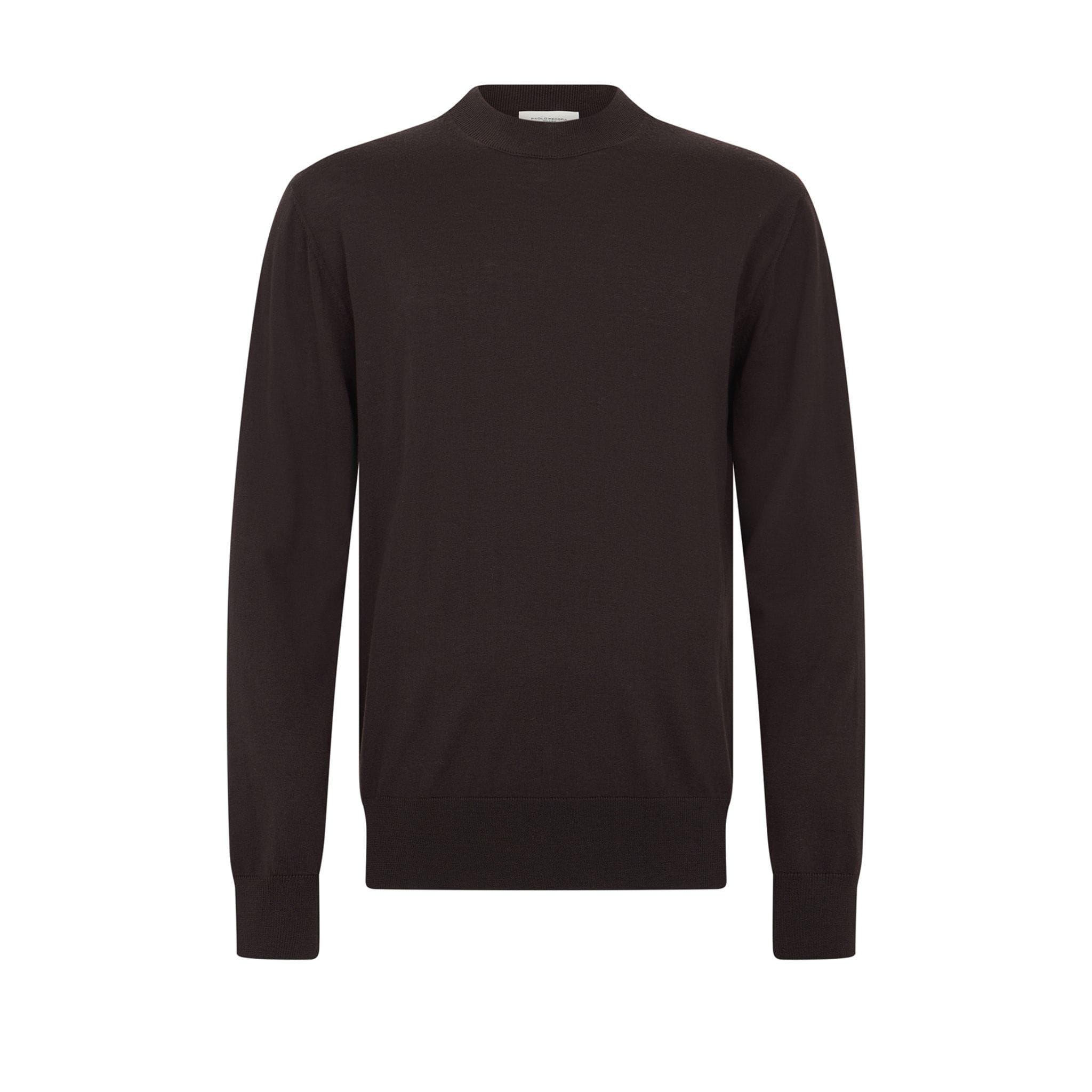 Maglia Girocollo Marrone Maglia Girocollo Paolo Pecora