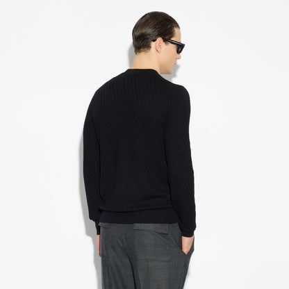 Maglia Girocollo Nero Maglia Girocollo Paolo Pecora