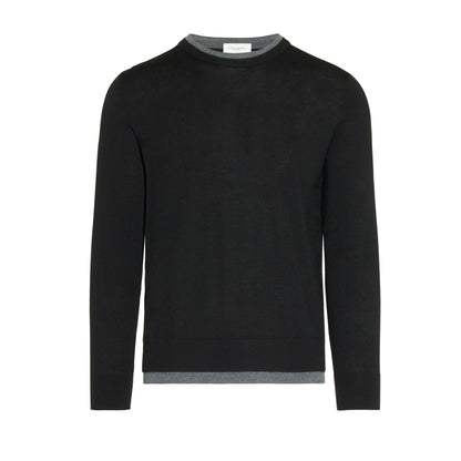 Maglia Girocollo Nero Maglia Girocollo Paolo Pecora