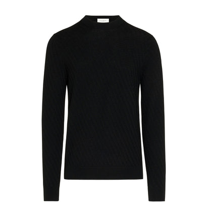 Maglia Girocollo Nero Maglia Girocollo Paolo Pecora