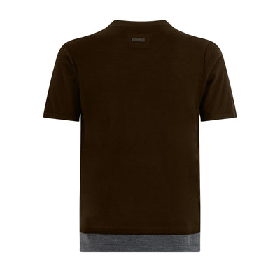 Maglia Girocollo Visone/Asfalto Maglia Girocollo Paolo Pecora