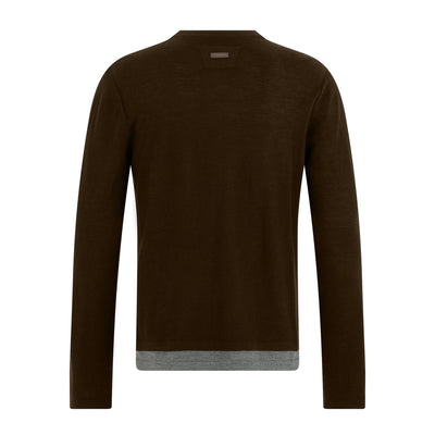 Maglia Girocollo Visone/Asfalto Maglia Girocollo Paolo Pecora