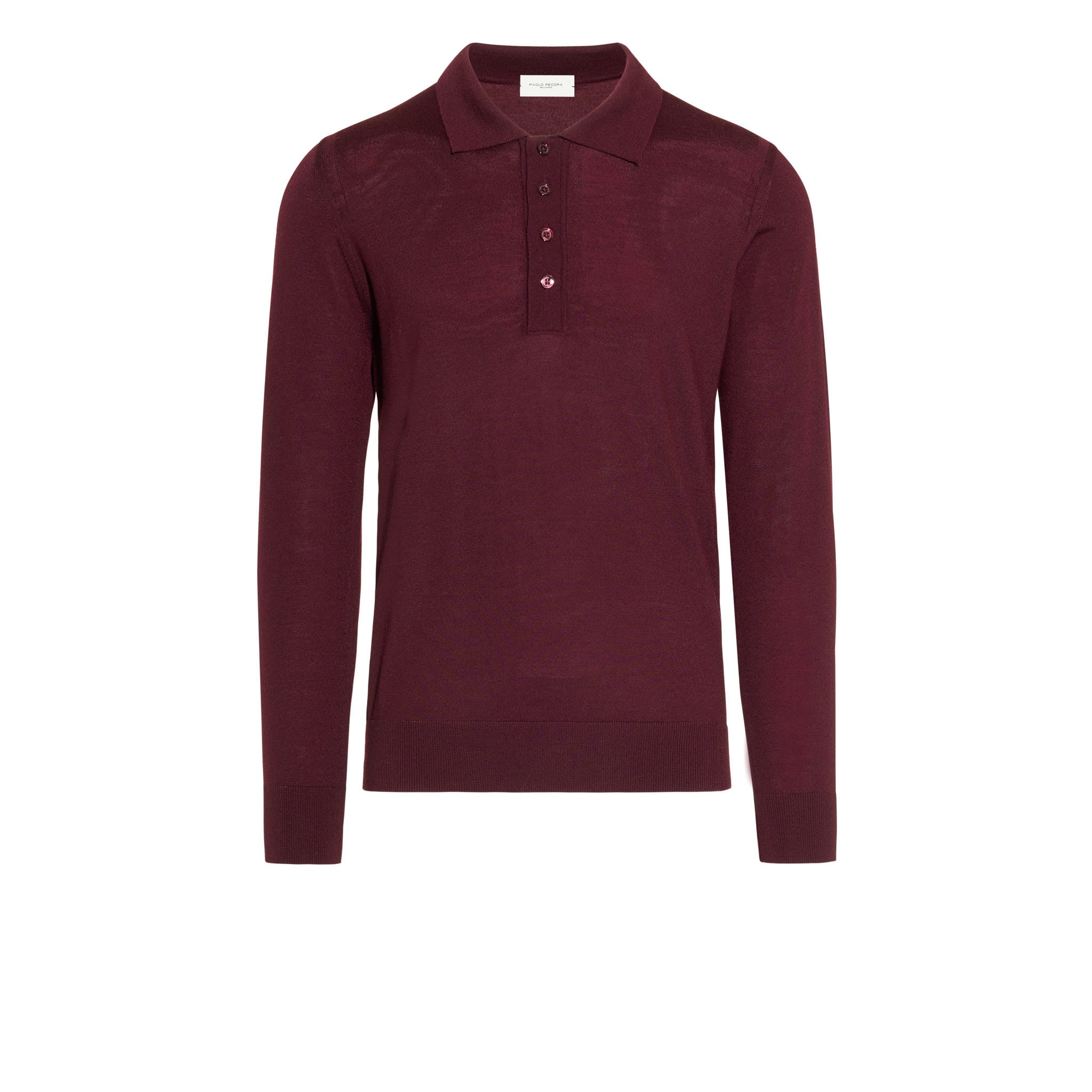 Polo in Maglia Ametista Maglia Girocollo Paolo Pecora