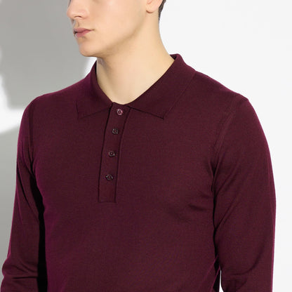 Polo in Maglia Ametista Maglia Girocollo Paolo Pecora