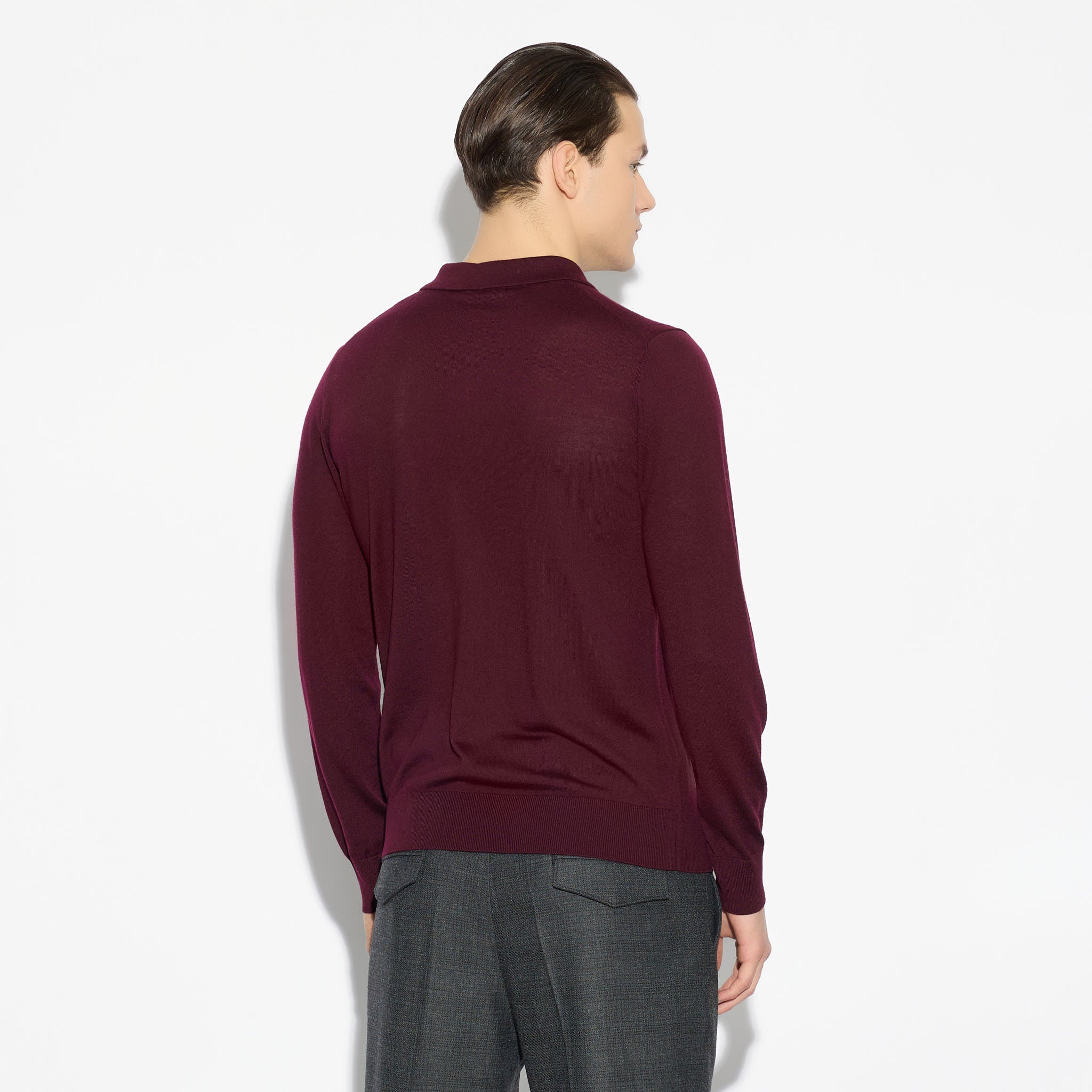 Polo in Maglia Ametista Maglia Girocollo Paolo Pecora