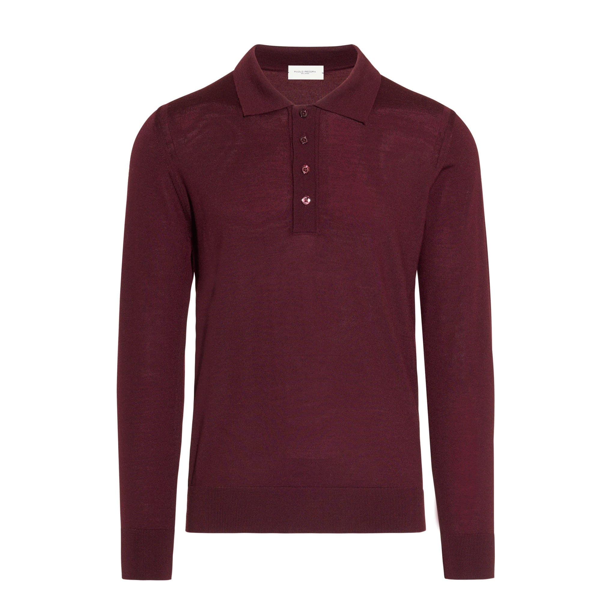 Polo in Maglia Ametista Maglia Girocollo Paolo Pecora