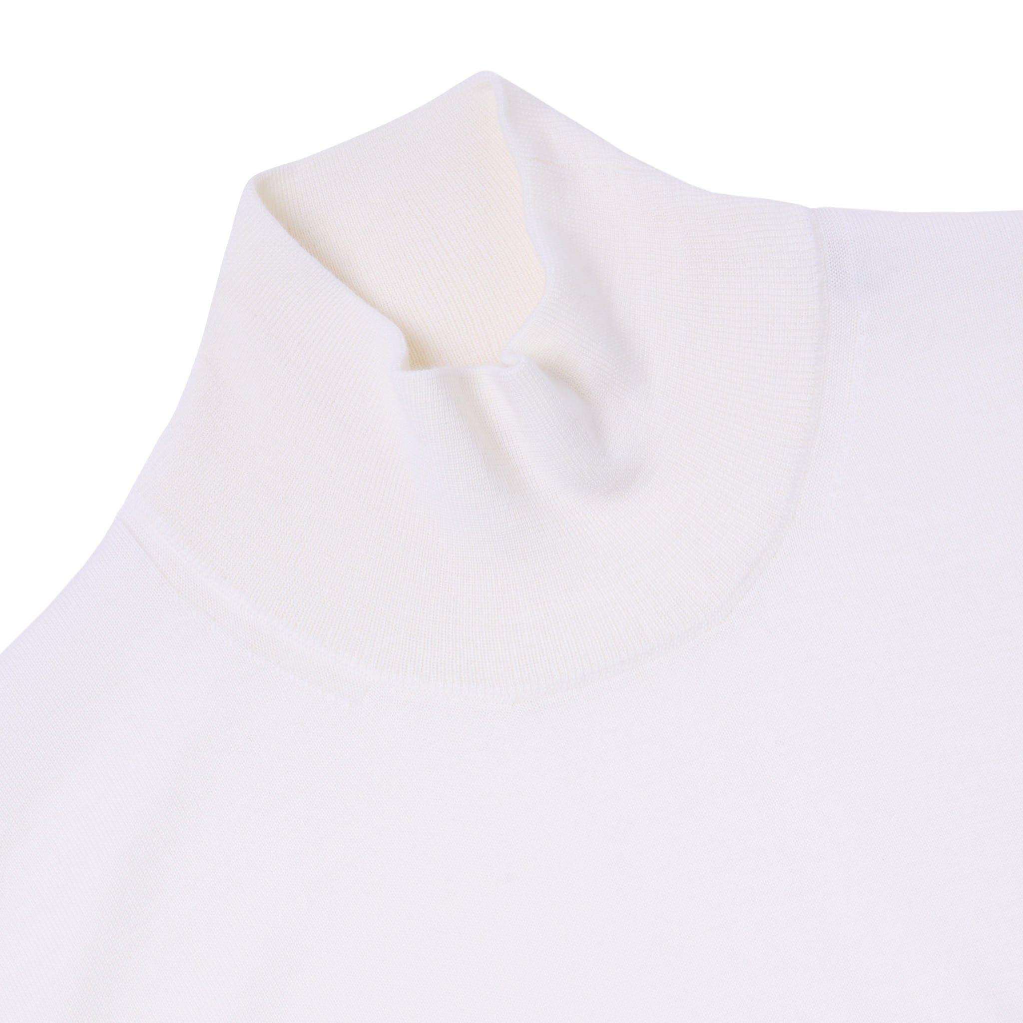 Maglia Lupetto Gesso in Merino Extrafine Paolo Pecora