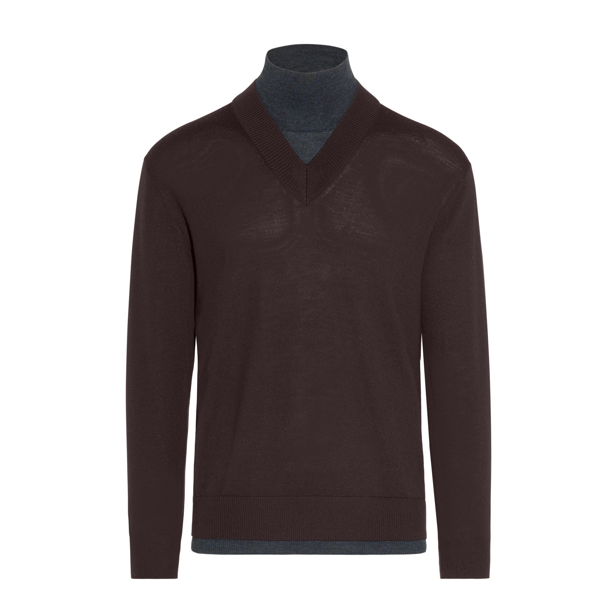 Maglia a Lupetto Marrone Maglia Lupetto Paolo Pecora