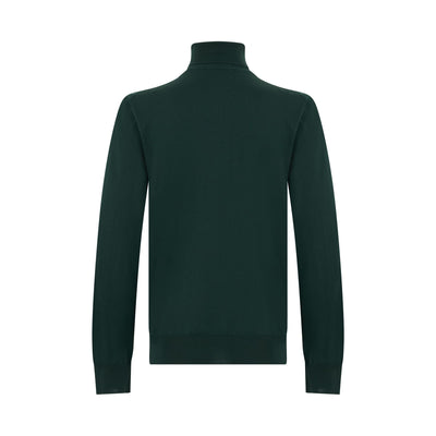 Maglia Lupetto in Lana Merino Extrafine Foresta Maglia Lupetto Paolo Pecora