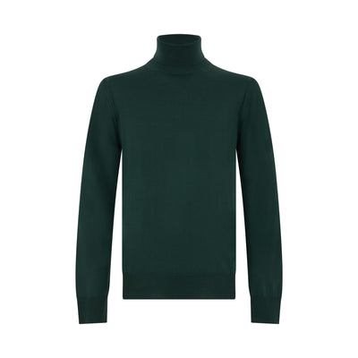 Maglia Lupetto in Lana Merino Extrafine Foresta Maglia Lupetto Paolo Pecora