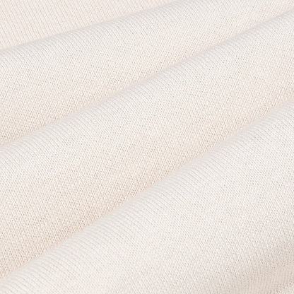 Maglia Pullover V-Neck in Seta Cotone Extrafine Beige Maglia Pullover Paolo Pecora