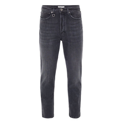 Pantalone Denim Slim Nero Paolo Pecora