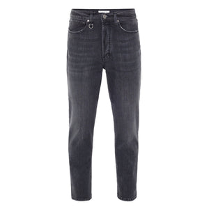 Pantalone Denim Slim Nero Paolo Pecora