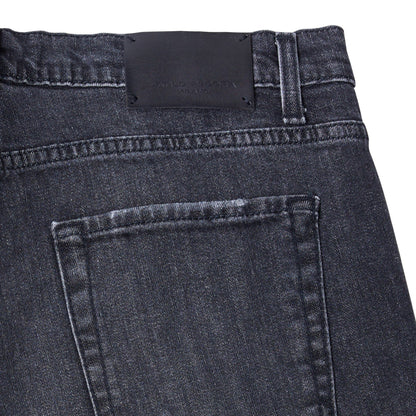 Pantalone Denim Slim Nero Paolo Pecora