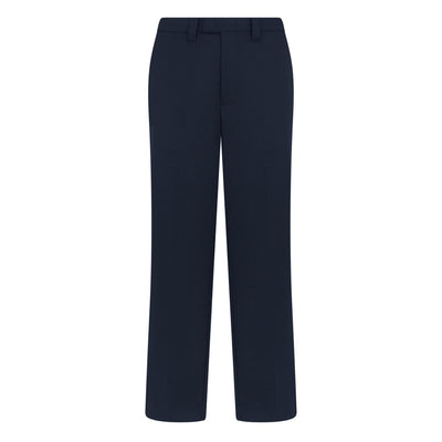 Pantalone Chino Loose Fit in Tecnolana Blu Pantalone Tessuto Paolo Pecora