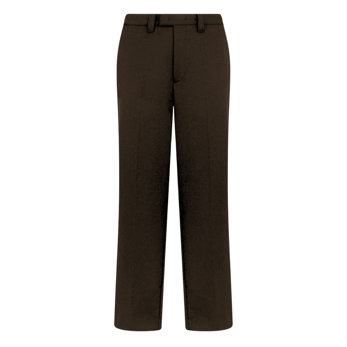 Pantalone Chino Loose Fit in Tecnolana Ebano Pantalone Tessuto Paolo Pecora