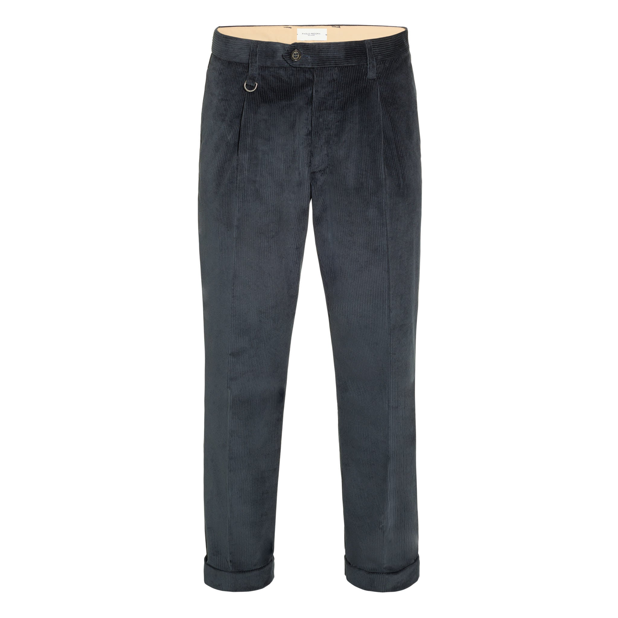 Pantalone Tessuto Blu Pantalone Tessuto Paolo Pecora