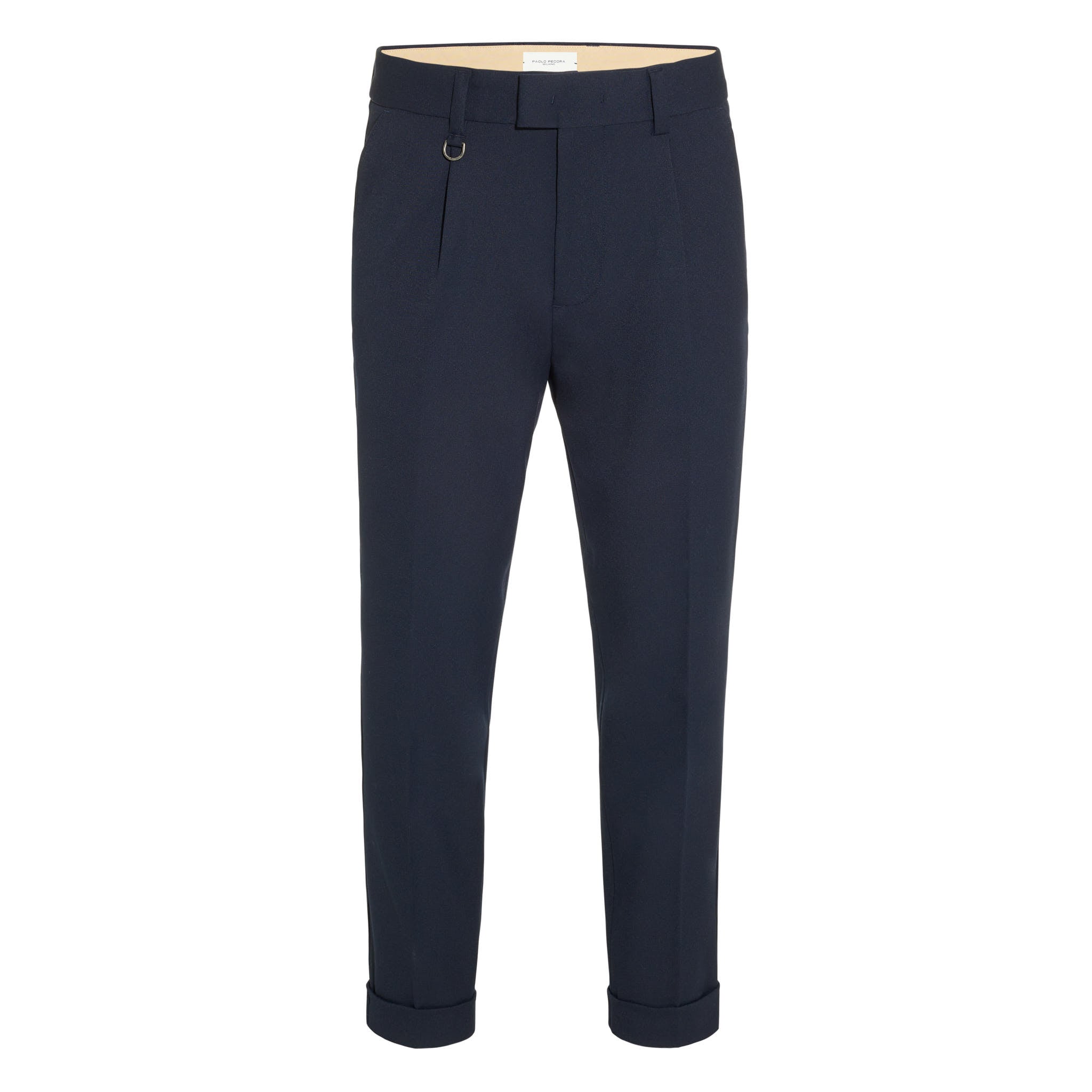 Pantalone Tessuto Blu Pantalone Tessuto Paolo Pecora