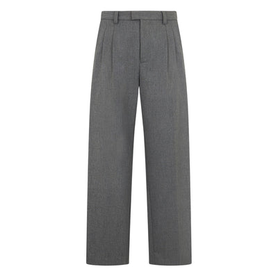 Pantalone Tessuto Grigio Melange Pantalone Tessuto Paolo Pecora