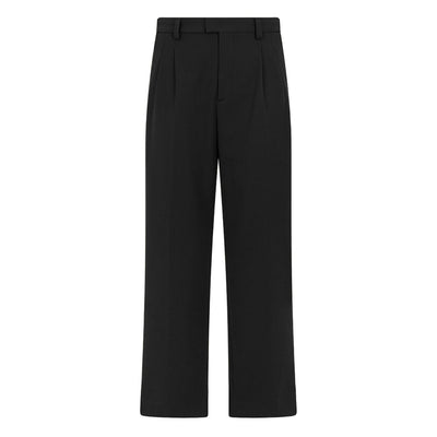 Pantalone Tessuto Nero Pantalone Tessuto Paolo Pecora