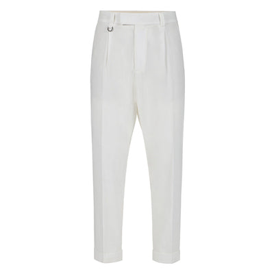 Pantalone Tessuto Panna Pantalone Tessuto Paolo Pecora