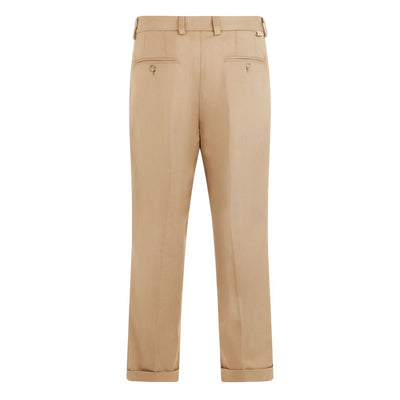 Pantalone Tessuto Tortora Pantalone Tessuto Paolo Pecora