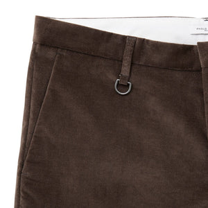 Pantaloni Chino in Velluto Ebano Paolo Pecora