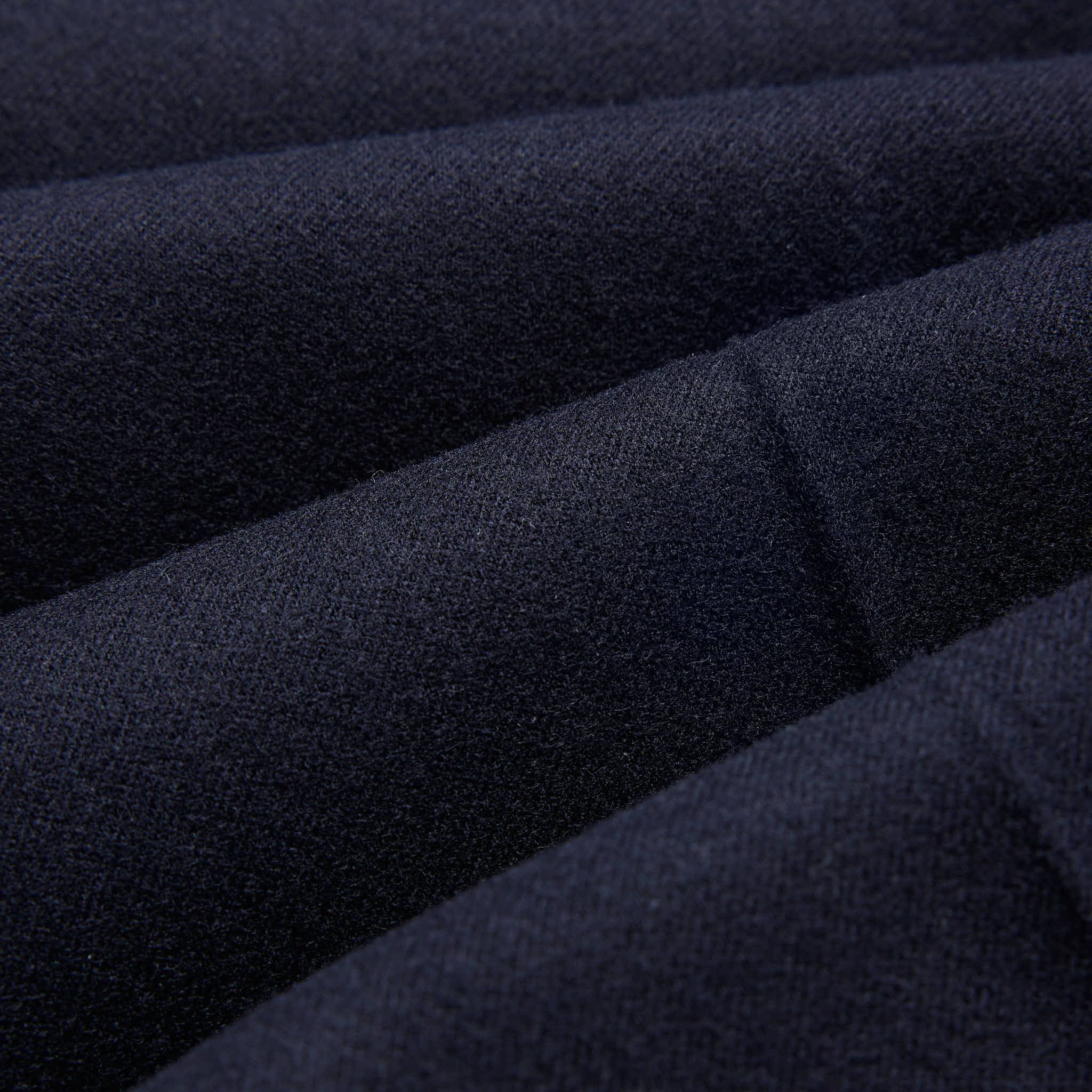 Pantaloni Sartoriali con Pince in Flanella Blu Navy Paolo Pecora