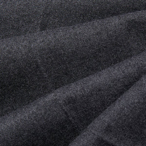 Pantaloni Sartoriali con Pinces in Flanella Antracite Paolo Pecora