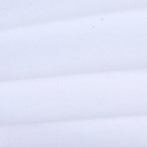 Polo Coreana in Cotone Piquet - Bianco Paolo Pecora