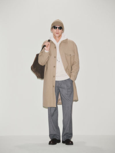 Milk Cotton Loose Fit Hoodie