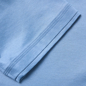 T-Shirt in Jersey Lucido - Azzurro Polvere Paolo Pecora